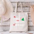 Nice Naughty Introvert Christmas List Santa Canvas Tote Bag Nice Naughty Introvert Christmas List Santa Canvas Tote Bag