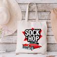 Nostalgia 1950s Sock Hop Dance Canvas Tote Bag