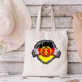 Nostalgia Chest Flag GDR Canvas Tote Bag