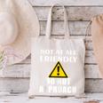 Not At All Friendly Do Not Approach Introvert Warning Canvas Tote Bag