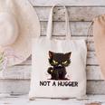 Not A Hugger Tee Angry Cat Sarcastic Cute Introvert Canvas Tote Bag Not A Hugger Tee Angry Cat Sarcastic Cute Introvert Canvas Tote Bag