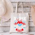 Nurse Live Love Heal Graduation Appreciation Valentines Day Canvas Tote Bag