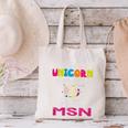 Nurse MSN Graduation Unicorn T-Shirt Nursing School Canvas Tote Bag