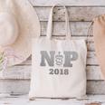 Nurse Practitioner Graduation Shirt NP Est 2018 Tee Canvas Tote Bag