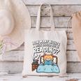 Orange Cat Reading Book 67 Six Seven Meme Canvas Tote Bag
