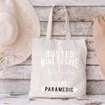 Paramedic School Graduation TShirt For Paramedic Busted Canvas Tote Bag