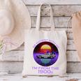 Be Patient With Me I'm From The 1900s Synthwave Premium Canvas Tote Bag
