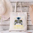 I Paused My Game To Graduate Class Of 2023 Gamer Graduation Canvas Tote Bag