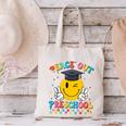 Peace Out Preschool Graduation Last Day Teachers Boys Girls Canvas Tote Bag