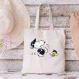 Peanuts Graduation Squad Snoopy Woodstock Raglan Baseball Tee Canvas Tote Bag
