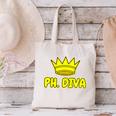 PhD Graduation Ph Diva t Shirt Phdiva Phd t Canvas Tote Bag