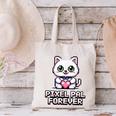 Pixel Art Pet Cat Y2K Retro Vintage Digital Nostalgia Tech Canvas Tote Bag