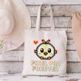 Pixel Art Pet Y2K Retro Vintage Digital Nostalgia Y2K Tech Canvas Tote Bag