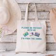 PLEASE BE PATIENT WITH ME I'M FROM THE 1900s 90s Meme Premium Tri-Blend Canvas Tote Bag PLEASE BE PATIENT WITH ME I'M FROM THE 1900s 90s Meme Premium Tri-Blend Canvas Tote Bag