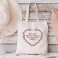 Please Be Patient With Me I'm From The 1900s Florals Vintage Canvas Tote Bag