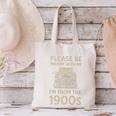Please Be Patient With Me I'm From The 1900s Humorous Saying Premium Canvas Tote Bag Please Be Patient With Me I'm From The 1900s Humorous Saying Premium Canvas Tote Bag