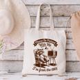Please Be Patient With Me I'm From The 1900s Raccoon Vintage Canvas Tote Bag