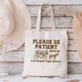 Please Be Patient With Me I'm From The 1900s Retro Horse Canvas Tote Bag
