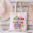 Pre School Graduation Idea For Dad & Preschool Graduation Canvas Tote Bag