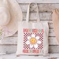 Preschool Graduation Graduate Cute Groovy Last Day Of Pre K Canvas Tote Bag