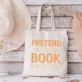 Pretend I'm A Book Character Canvas Tote Bag