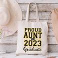 Proud Aunt Of A 2023 Graduate Family Matching Graduation Canvas Tote Bag