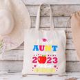 Proud Aunt Of 2023 Pre-K Graduate Senior Graduation Matching Canvas Tote Bag