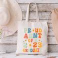 Proud Aunt Of A Class Of 2023 Graduated Graduation Women Canvas Tote Bag