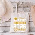 Proud Aunt Of A Class Of 2026 Graduate Senior Graduation 26 Canvas Tote Bag