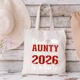Proud Aunty Of a Class Of 2026 Graduate Senior Graduation Canvas Tote Bag