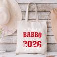 Proud Babbo Of a Class Of 2026 Graduate For Graduation Canvas Tote Bag