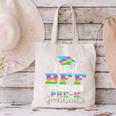 Proud Bff Of PreK School Graduate 2024 Graduation Bff Premium Canvas Tote Bag