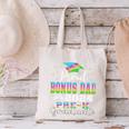 Proud Bonus Dad Of PreK School Graduate 2024 Graduation Premium Canvas Tote Bag