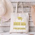 Proud Bonus Mom Of Pre School Graduate 2024 Graduation Bonus Canvas Tote Bag