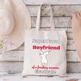 Proud Boyfriend Of 2018 Graduate Dabbing Graduation Canvas Tote Bag