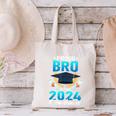 Proud Brother Of Two 2024 Graduates Twin Family Graduation Canvas Tote Bag
