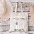 Proud Coast Guard Grandpa US Coast Guard Graduation Grandpa Canvas Tote Bag