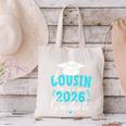 Proud Cousin Of a Class Of 2026 Graduate For Graduation Canvas Tote Bag