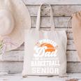Proud Dad Of A 2025 Senior Basketball Graduation Canvas Tote Bag