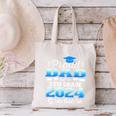 Proud Dad Of 5th Grade Graduate 2024 Elementary Graduation Canvas Tote Bag