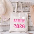 Proud Family Of a Class Of 2026 Graduate For Graduation Canvas Tote Bag