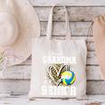 Proud Grandma Of A 2026 Senior Volleyball Graduation Leopard Canvas Tote Bag