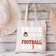 Proud Grandma Of a Football Senior 2026 Graduation Canvas Tote Bag