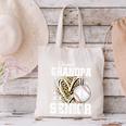 Proud Grandpa Of A 2026 Senior Baseball Graduation Leopard Canvas Tote Bag