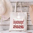 Proud Grandparent Of A 2026 Graduate Class Of Graduation Canvas Tote Bag