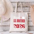 Proud Lil Brother Of a Class Of 2026 Graduate For Graduation Canvas Tote Bag