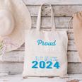 Proud Little Brother Of 5th Grade Graduate 2024 Graduation Premium Canvas Tote Bag