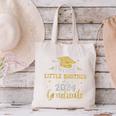 Proud Little Brother Class 2024 Graduate Senior Graduation Canvas Tote Bag
