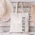 Proud Memaw Of A Class Of 2026 Graduate Senior 26 Graduation Canvas Tote Bag