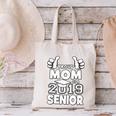 Proud Mom Of A 2019 Senior School Graduation Shirt Canvas Tote Bag